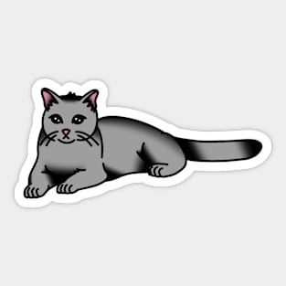 Relaxin’ Kitty Sticker